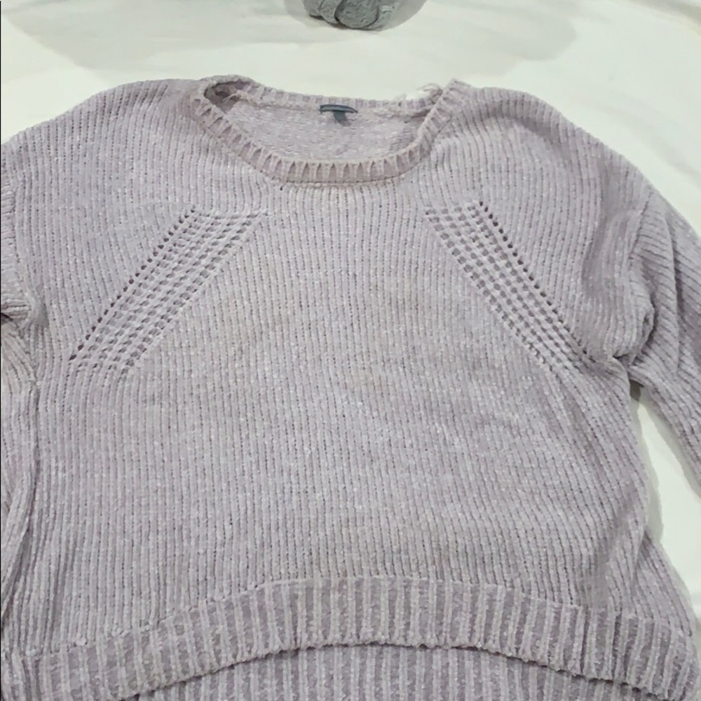 Semi cropped sweater
